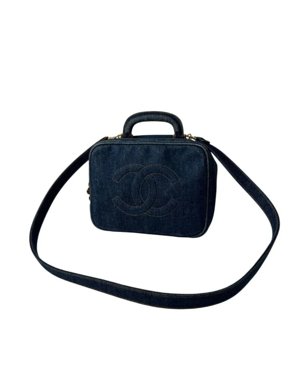 Chanel Denim Vanity Bag 2-Way